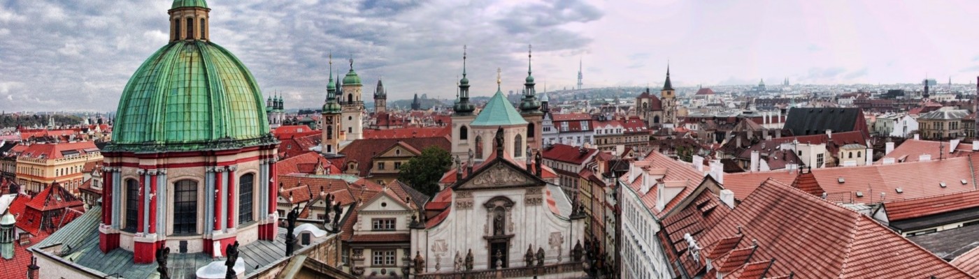 Vue des toits de Prague en République Tchèque